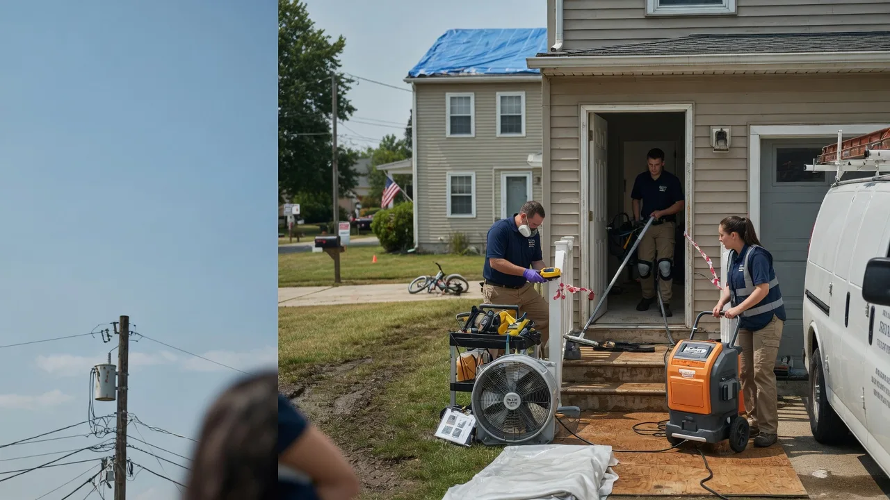Water Damage Repair in Luna Pier, MI near me